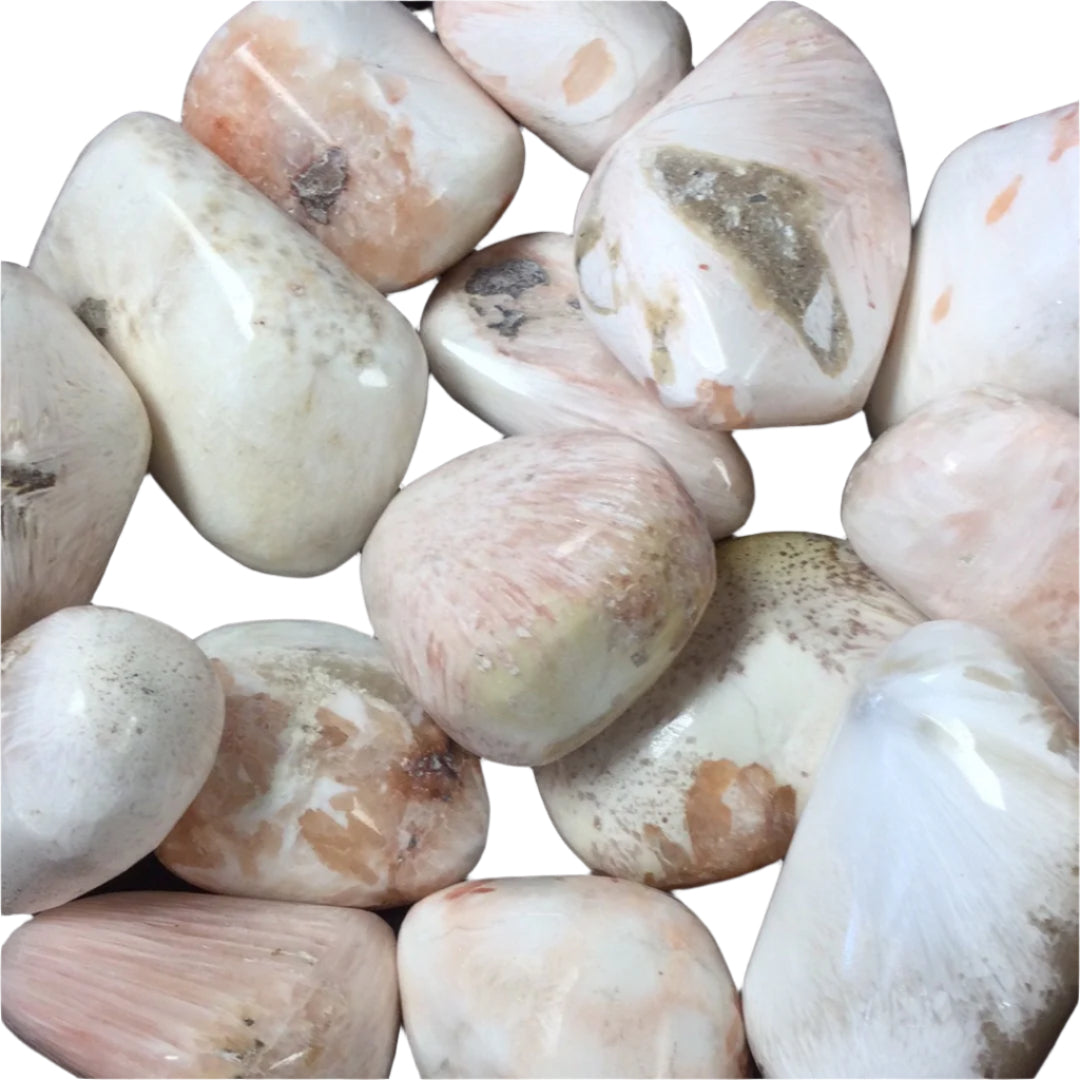 Pink Scolecite Tumbled