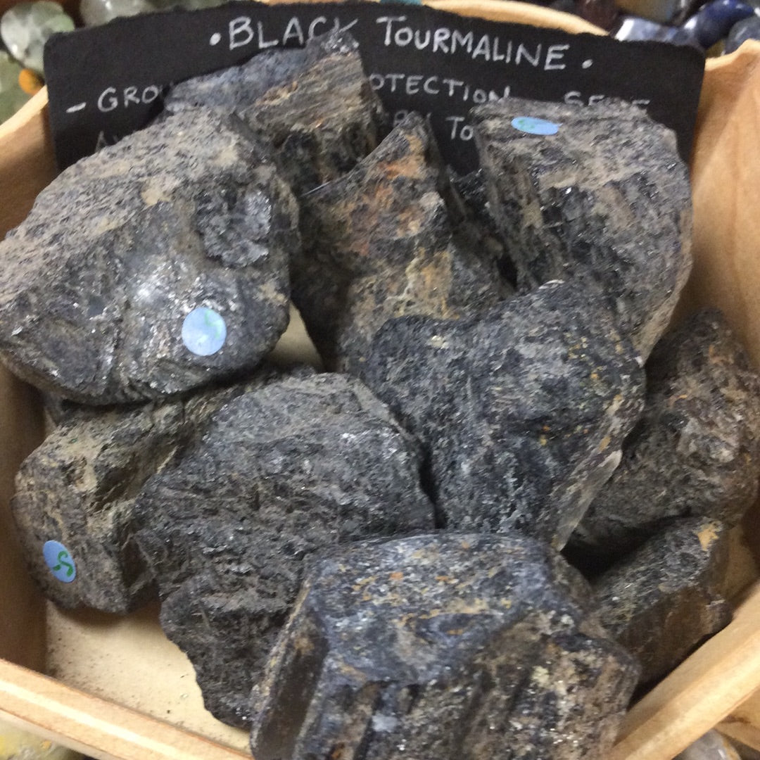 Black Tourmaline Rough