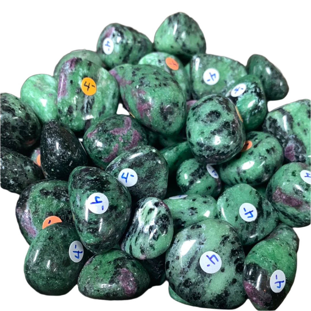 Ruby in Zoisite Tumbled