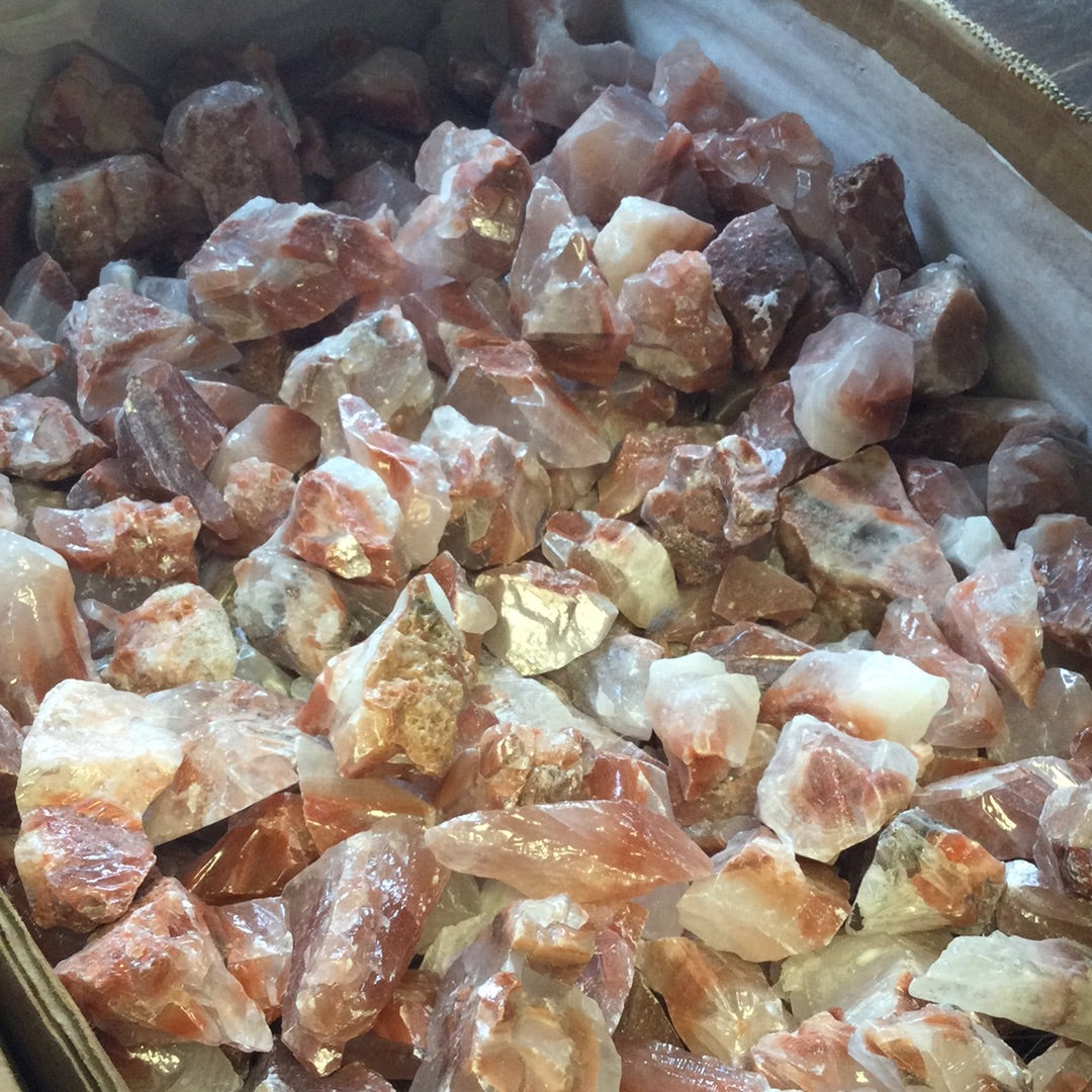 Red Calcite Chonk Rough