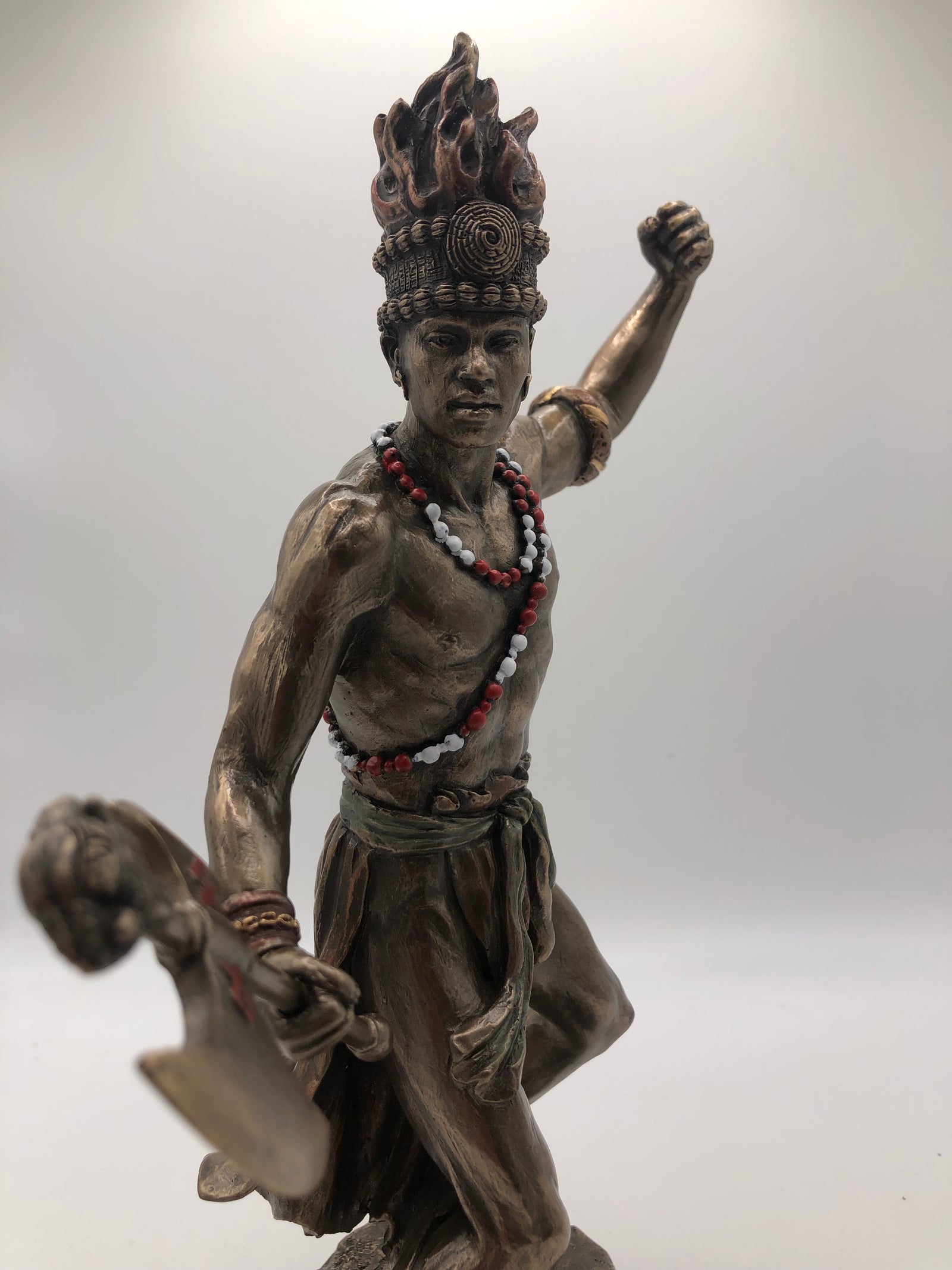 Chango - God of Fire, Thunder, Lightning, and War Statue
