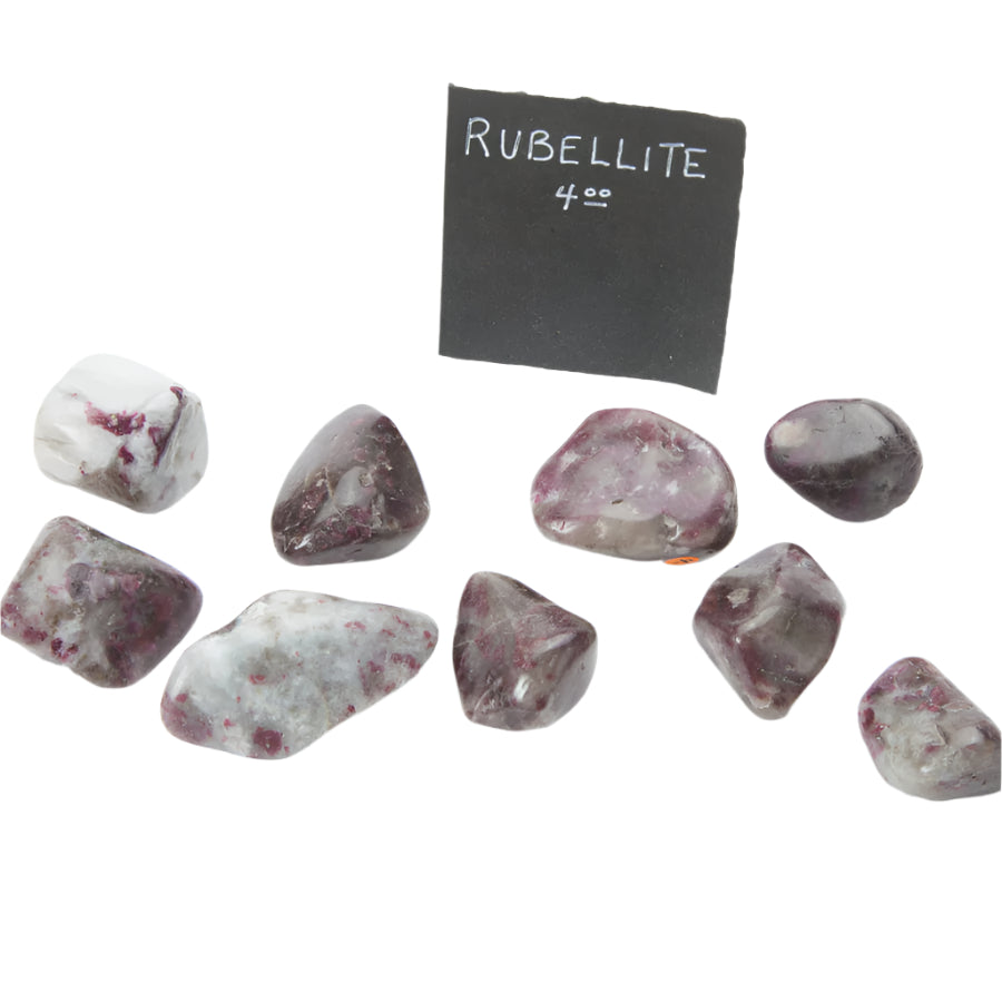 Rubellite Tumbled (Pink Tourmaline)